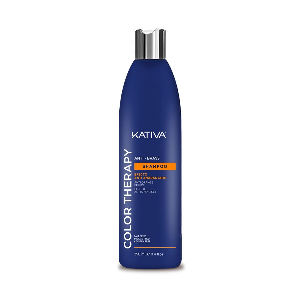 COLOR THERAPY SHAMPOO AZUL ANTI ANARANJADO 250ml MATIZADOR KATIVA