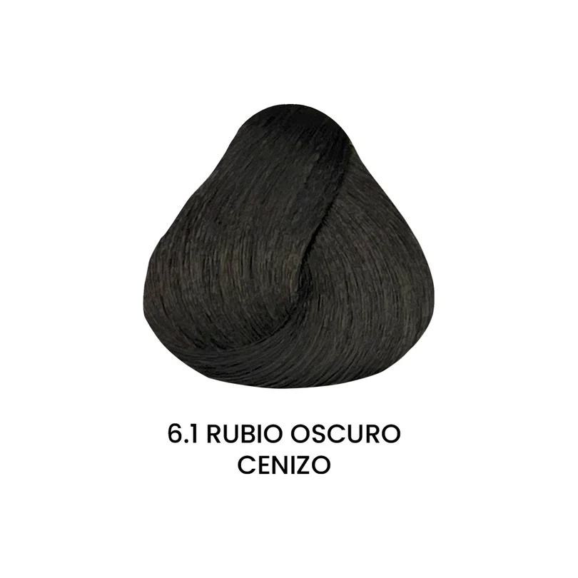 6-1NC RUBIO OSCURO CENIZA TINTE STEREO 50ML SIBELLA
