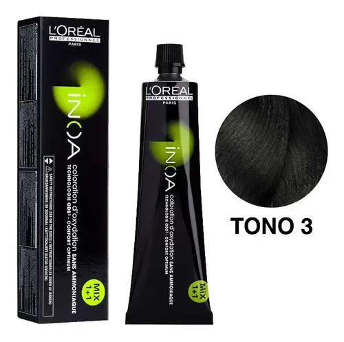 TINTE INOA SIN AMONIACO 3 CASTAÑO OSCURO