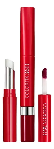 ROJO PROFUNDO DUO TATTO LABIAL 36H BARRA HUMECTANTE COLORFIX 36H ESIKA