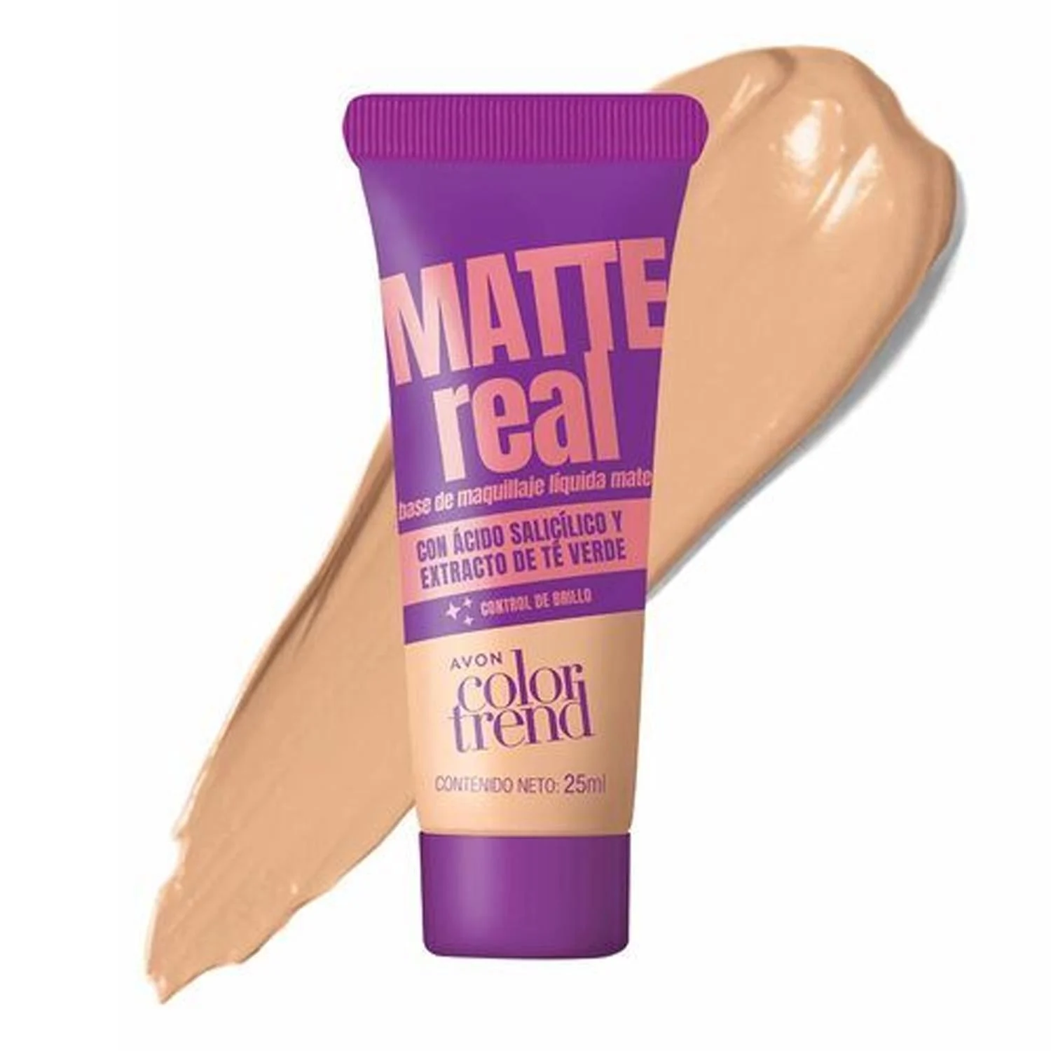 CLARO MATTE REAL BASE LIQUIDA 20ML AVON SIBELLA