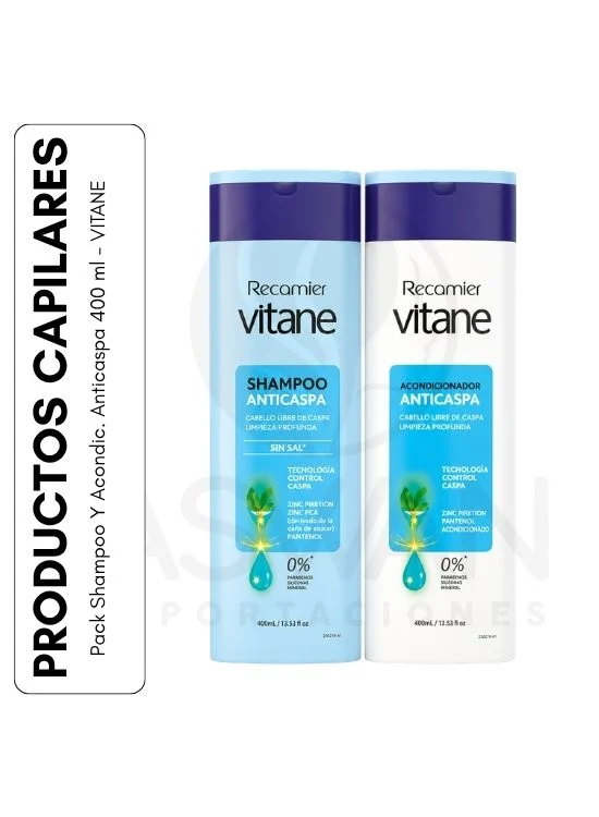 SET SHAMPOO ACOND ANTICASPA VITANE RECAMIER