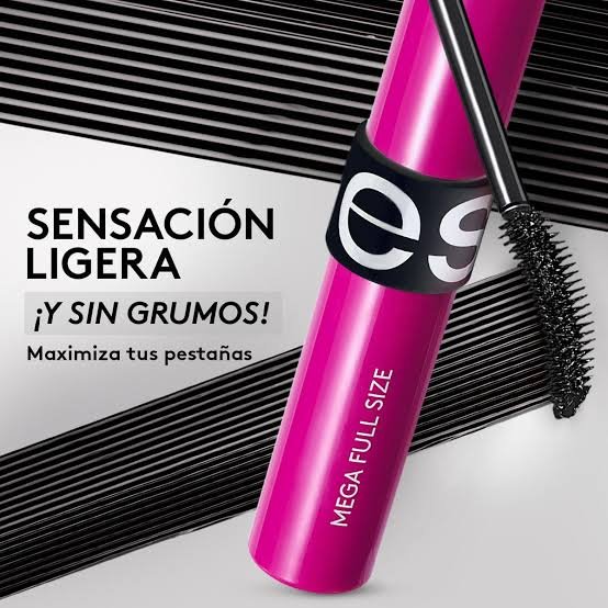 NEGRO MASCARA EFECTO LARGO EXTREMO DE FÁCIL RETIRADO MEGA FULL SIZE ESIKA 8GR