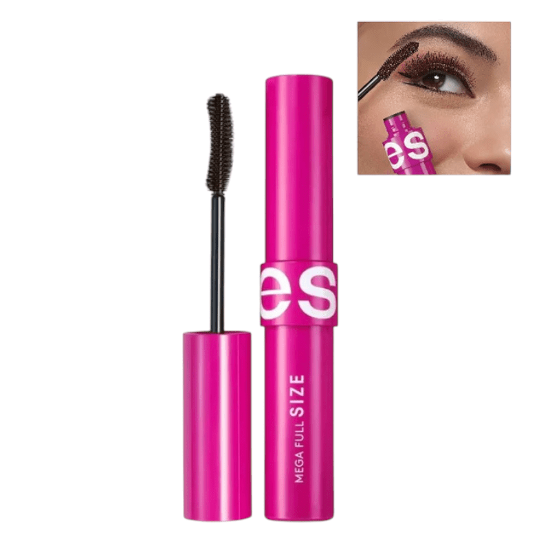 NEGRO MASCARA EFECTO LARGO EXTREMO APA MEGA FULL SIZE ESIKA 8GR